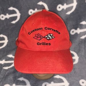 Hit Wear custom corvette grilles red casual baseball hat